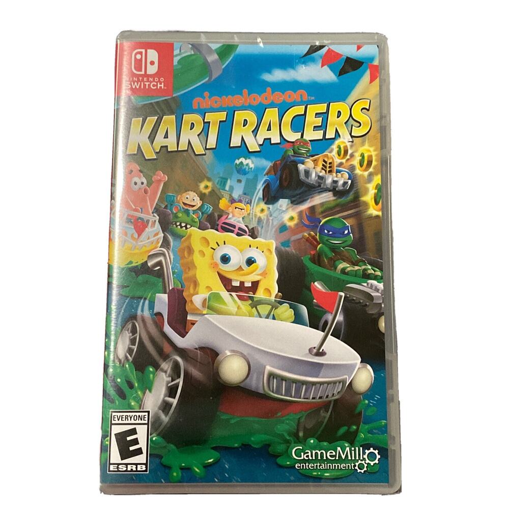 Nickelodeon Kart Racers Racing Game Nintendo Switch‎ BRAND NEW FACTORY SEALED